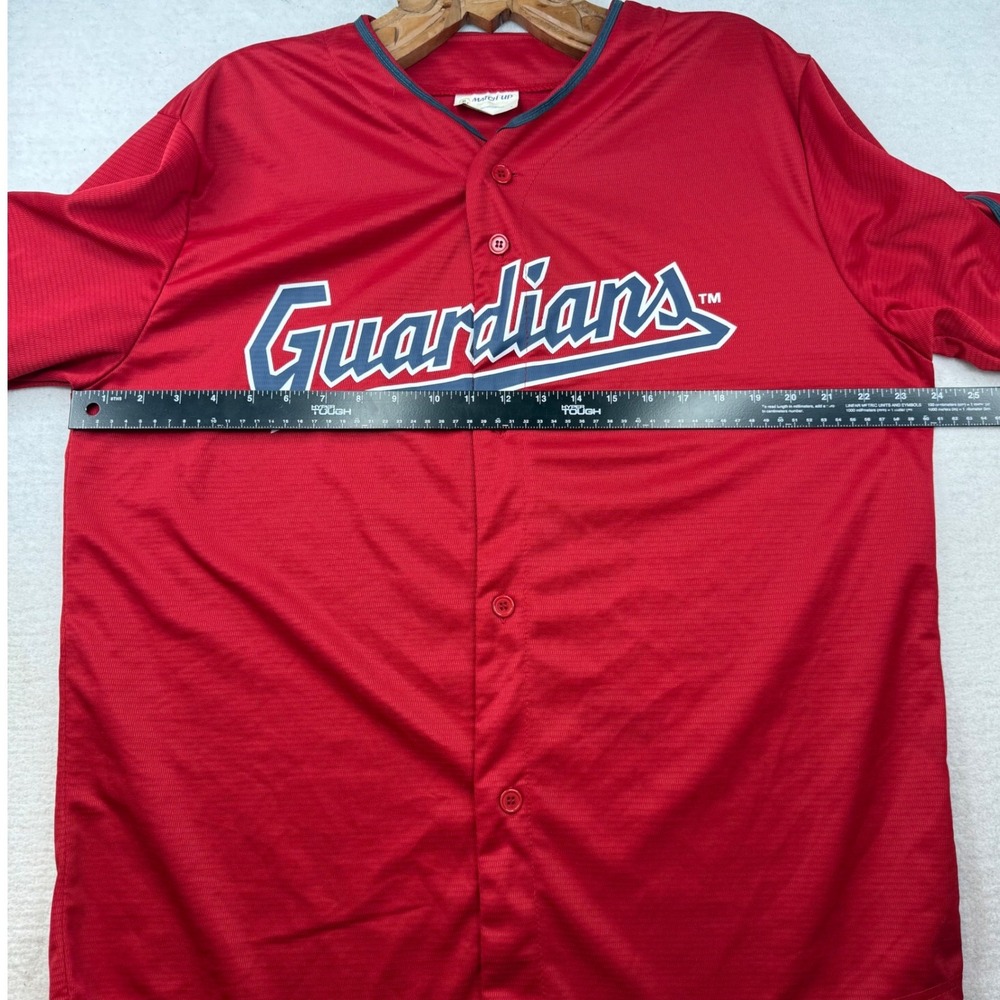 Cleveland‎ Guardians Baseball Jersey Red Bieber 57 Adult XL fan game day ready - Picture 4 of 11